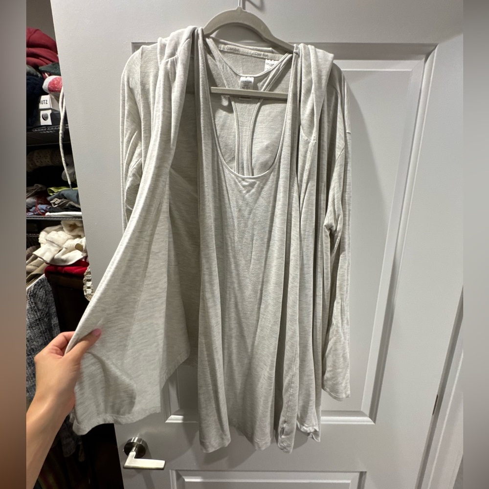Calvin Klein PJ dress and cardigan size small